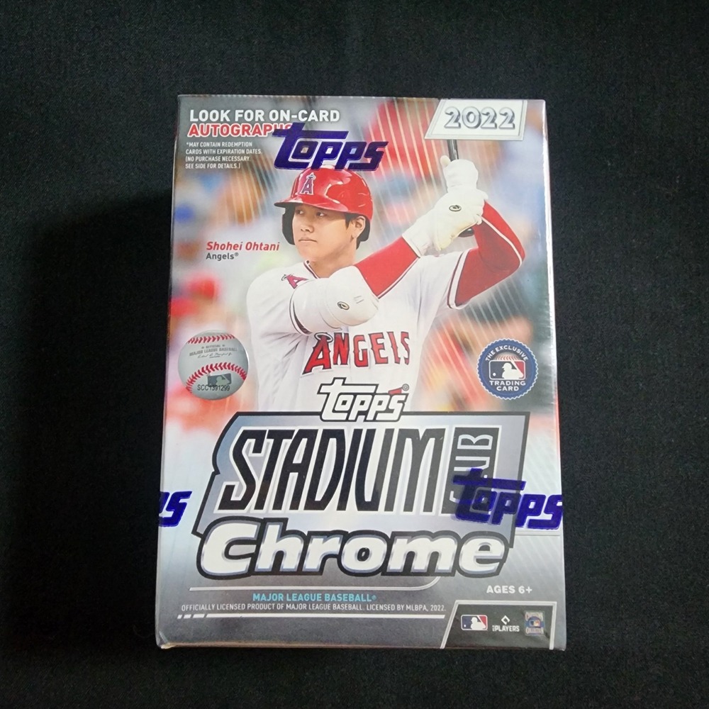 Topps Stadium Club Chrome Baseball Blaster Box 2022 MLB Multi X-Fractor Sealed